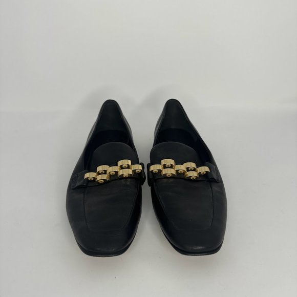 Veronica Beard Alire Loafer Black Leather - Picture 3 of 6